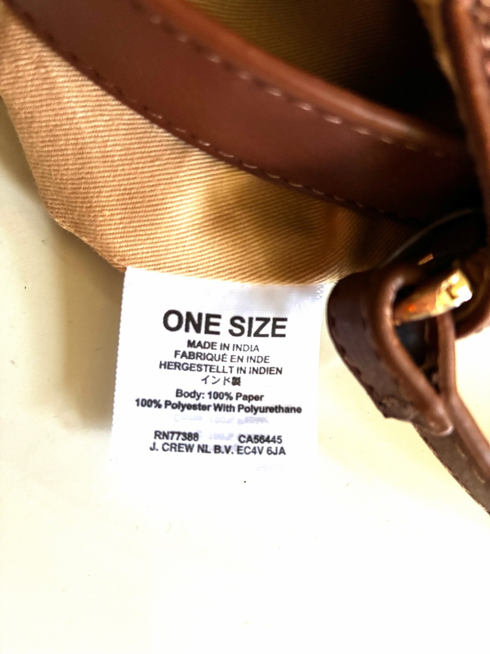 J.Crew Factory Popular Woven crossbody mini tote bag. NWT. - Picture 10 of 15